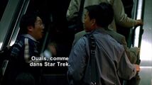 Plus tard, Ando compare le pouvoir de Hiro au système de téléportation dans Star Trek (« Hors du commun ­­­»).