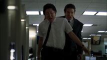 Quand Hiro se fait tirer l'oreille par son chef, Ando fait référence à Spock et à la prise vulcaine.